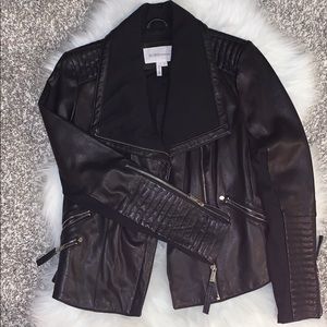 BCBG leather jacket